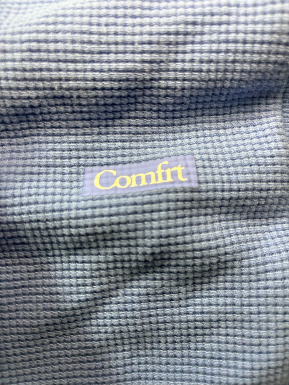 Comfrt Allure Blue Waffle Lounge Set 2XL Periwinkle Matching Cozy Athleisure - Picture 5 of 12
